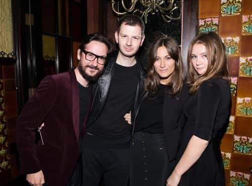 (L-R) Giudo Cacciatori, Gro Curtis, Giorgia Tordini, and Anna Delvey attend the first Tumblr Fashion Honor presented to Rodarte at The Jane Hotel on September 9, 2014 in New York, United States.