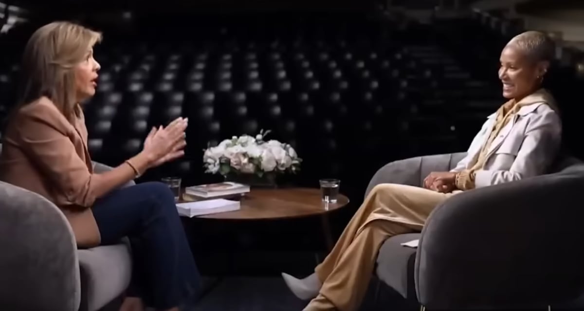 Hoda Kotb interviews Jada Pinkett Smith (YouTube/The View)