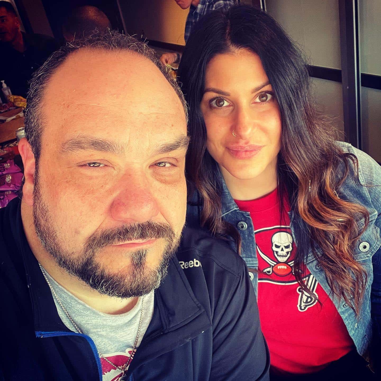 Mike Calta poses with his wife Amanda Calta (Mike Calta/Facebook)