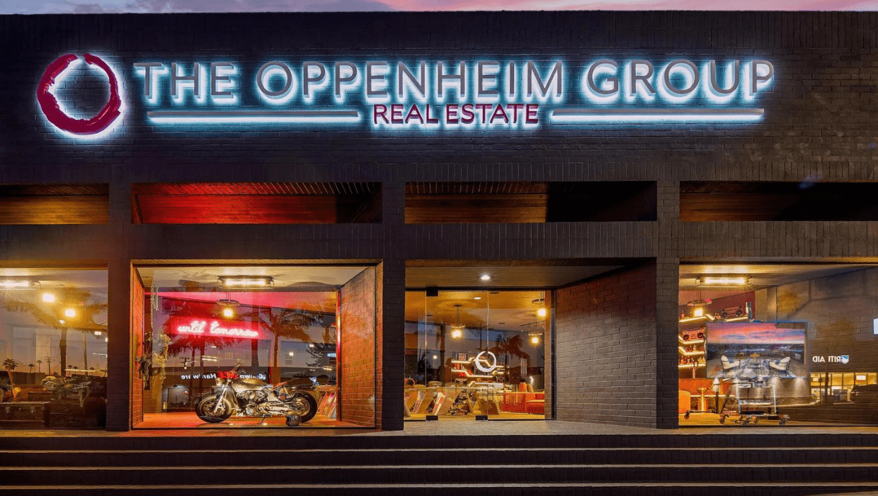 The Oppenheim logo (Photo: Noel Kleinman)