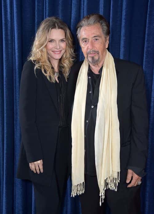 Michelle Pfeiffer and Al Pacino attend the 
