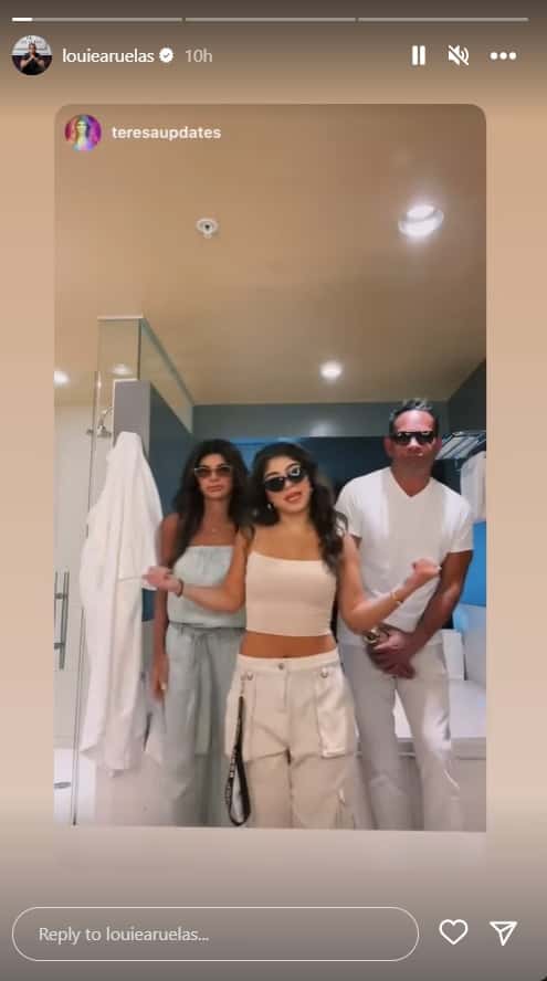 Louie Ruelas shared the hilarious dance video on his Instagram Stories (Instagram/louiearuelas)
