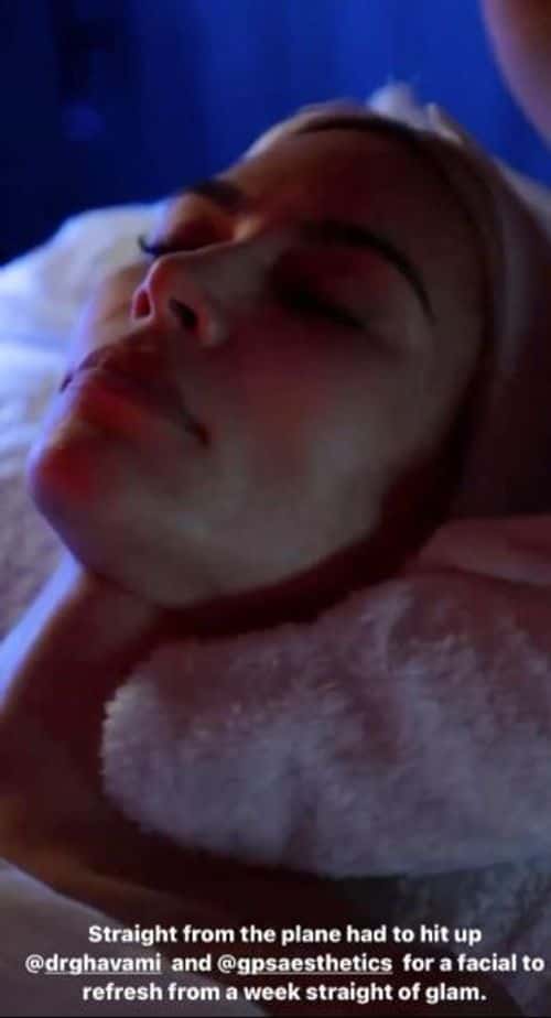 There were two instagram stories posted by Kim on her social media ( Kim Kardashian/ Instagram)