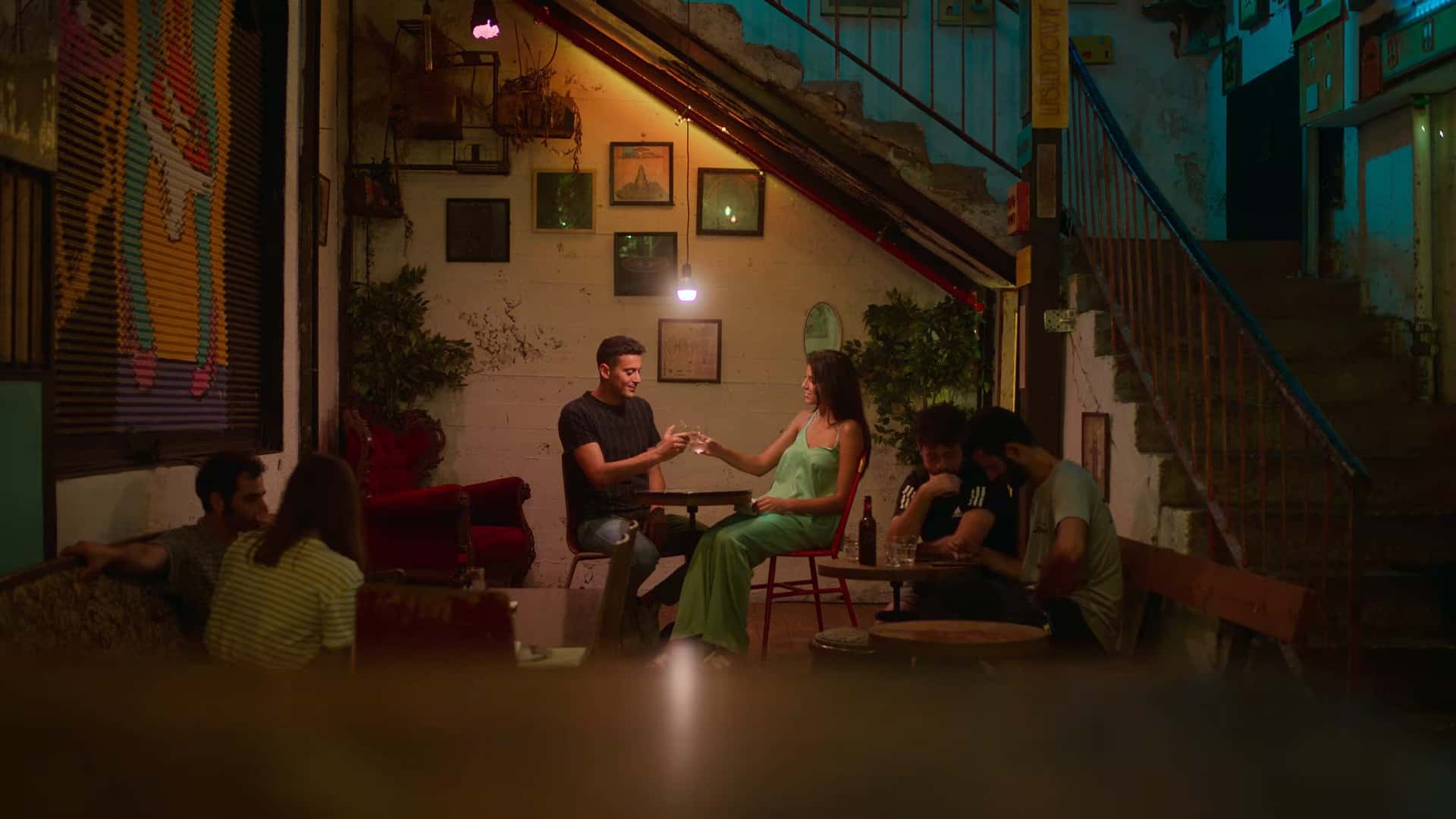 Noah enjoys a date night with Tav in 'Jewish Matchmaking' (Netflix)