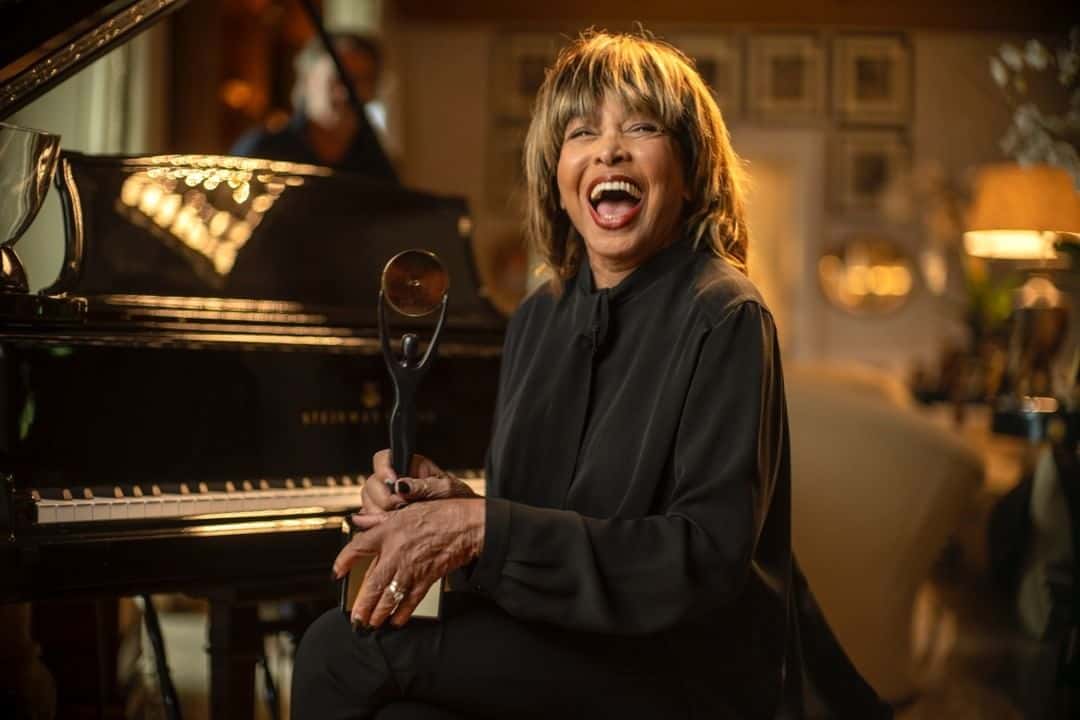 Tina Turner was seen beaming in her final public appearance before death (Tina Turner/Instagram)