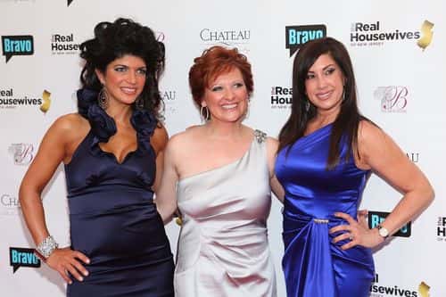 (L-R) Television personalities Teresa Giudice, Caroline Manzo and Jacqueline Laurita attends Bravo's 
