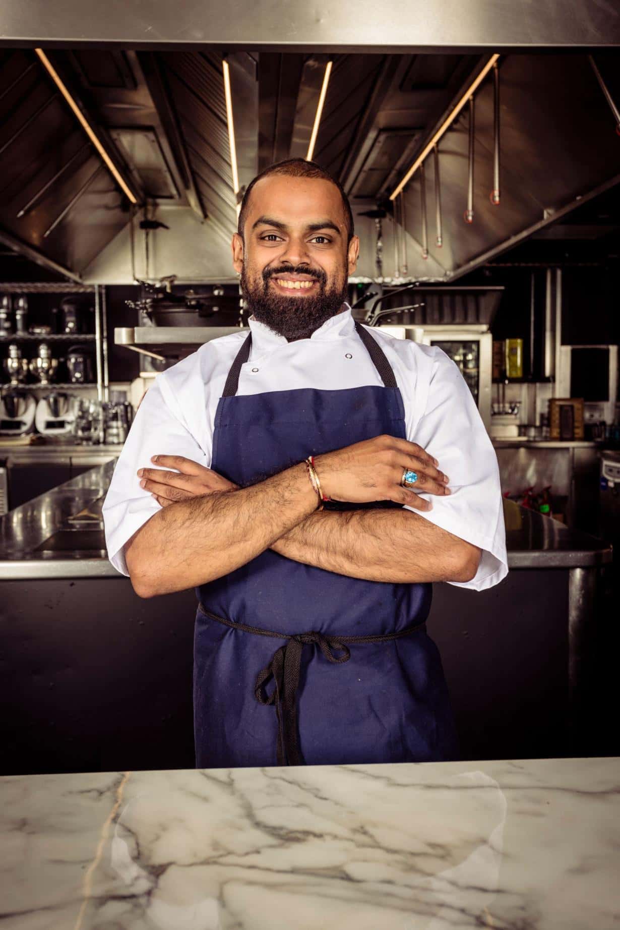 Dinesh on Netflix's 'Five Star Chef' Season 1 (Channel 4/Website) 