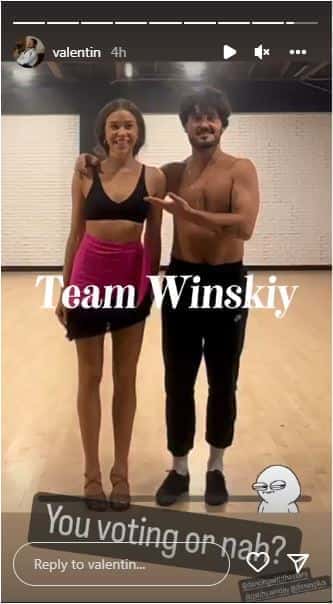 'Dancing with the Stars' Season 31 couple Gabby Windey and Val Chmerkovskiy (Instagram/@valentin)