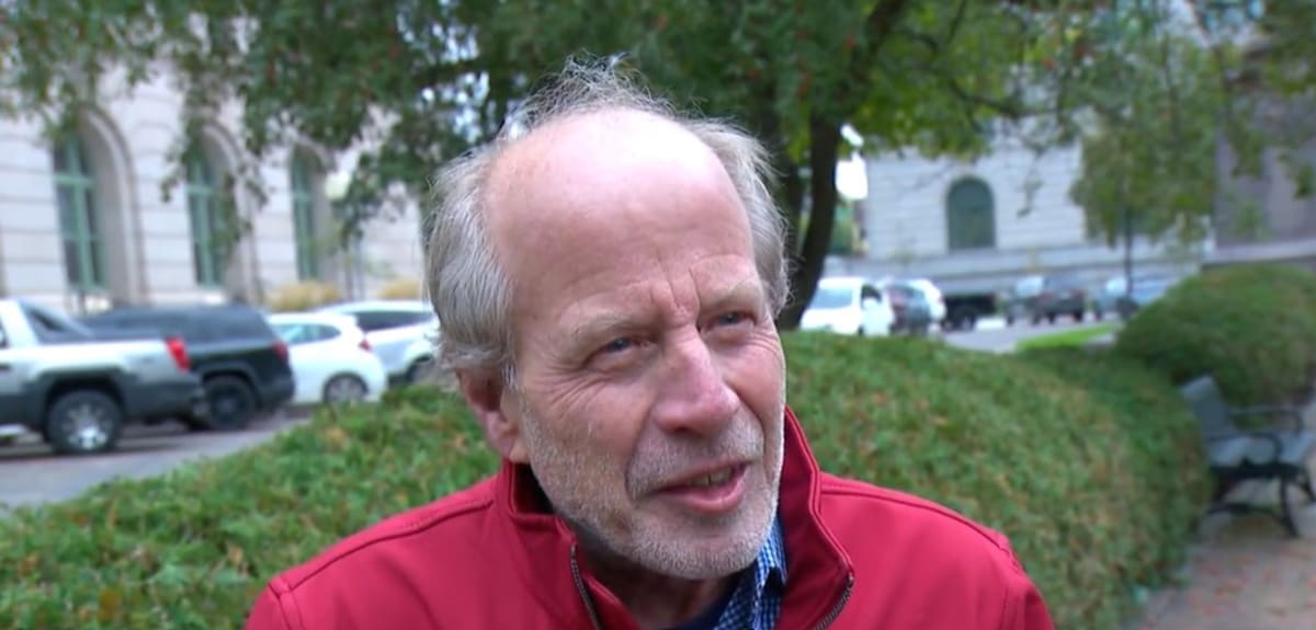 John Kelsch, curator of the Judy Garland Museum (WCCO News/ Screenshot)