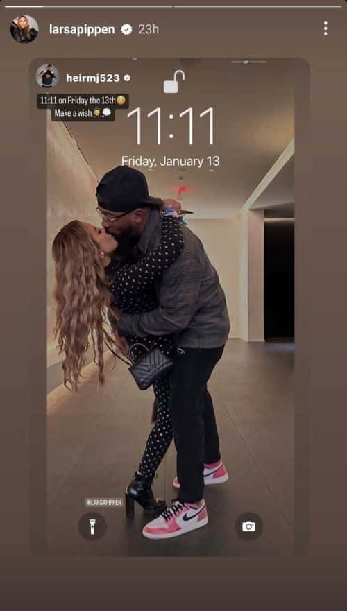 'RHOM' star Larsa Pippen uploads photo with Marcus Jordan (Insatgram/@larsapippen)