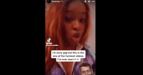 Screenshot from Kanye West's Instagram Story (Instagram/ @kanyewest)