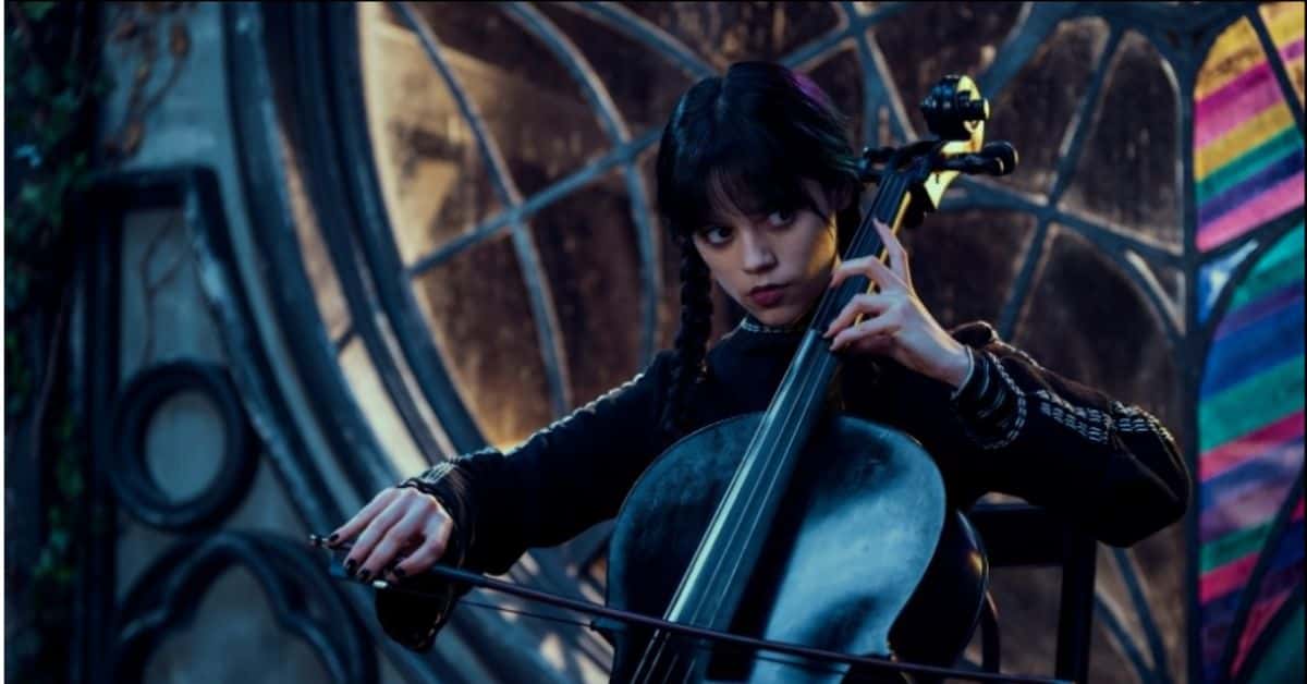 Jenna Ortega starring as Wednesday Addams (Netflix)