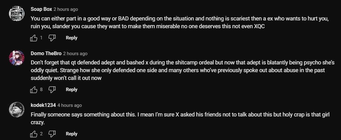 Many users came forth to state their views on Asmongold's opinion (asmongoldclips/YouTube)