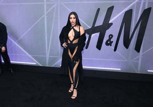 Lourdes Leon attends Mugler H&M Global Launch Event on April 19, 2023 in New York City.