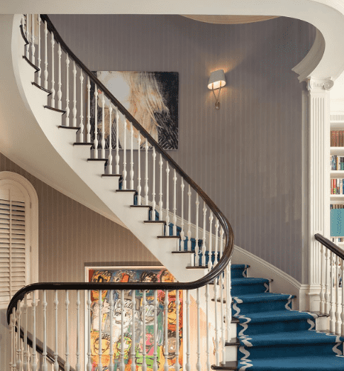 Interiors of the NYC townhouse (Modlin Group/Instagram)