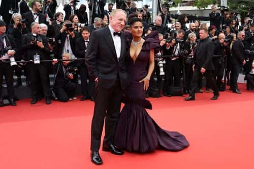 François Henri Pinault&nbsp;and Salma Hayek attend the 
