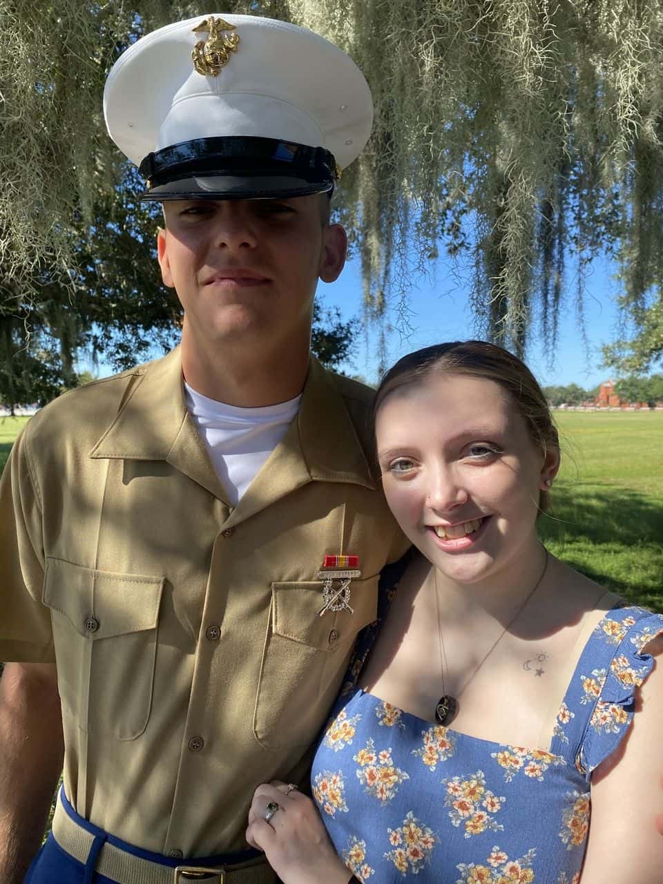 Joseph Whaley, who completed high school just the previous year, tragically passed away during a live-fire training session (@Jamesbrown/Facebook)