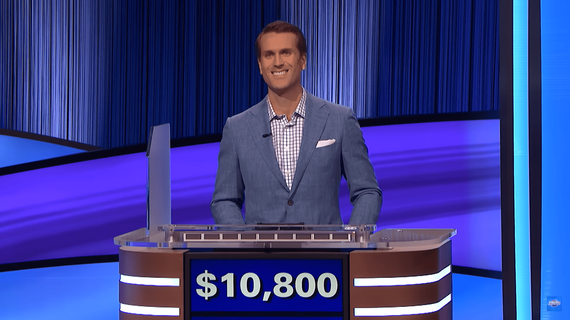 Taylor Clagett on 'Jeopardy!' (Jeopardy!/YouTube)