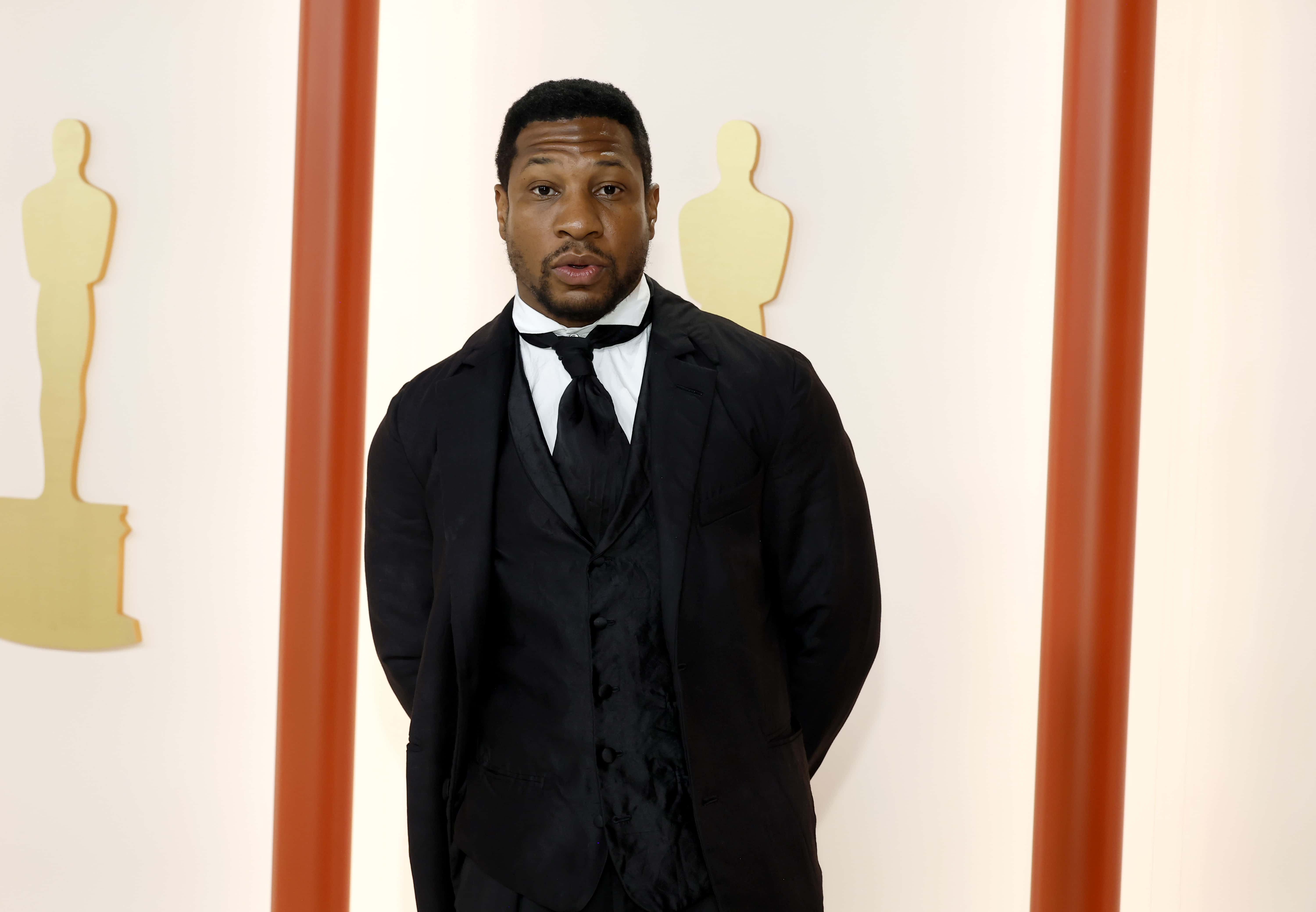 HOLLYWOOD, CALIFORNIA - MARCH 12:  Jonathan Majors attends the 95th Annual Academy Awards on March 1