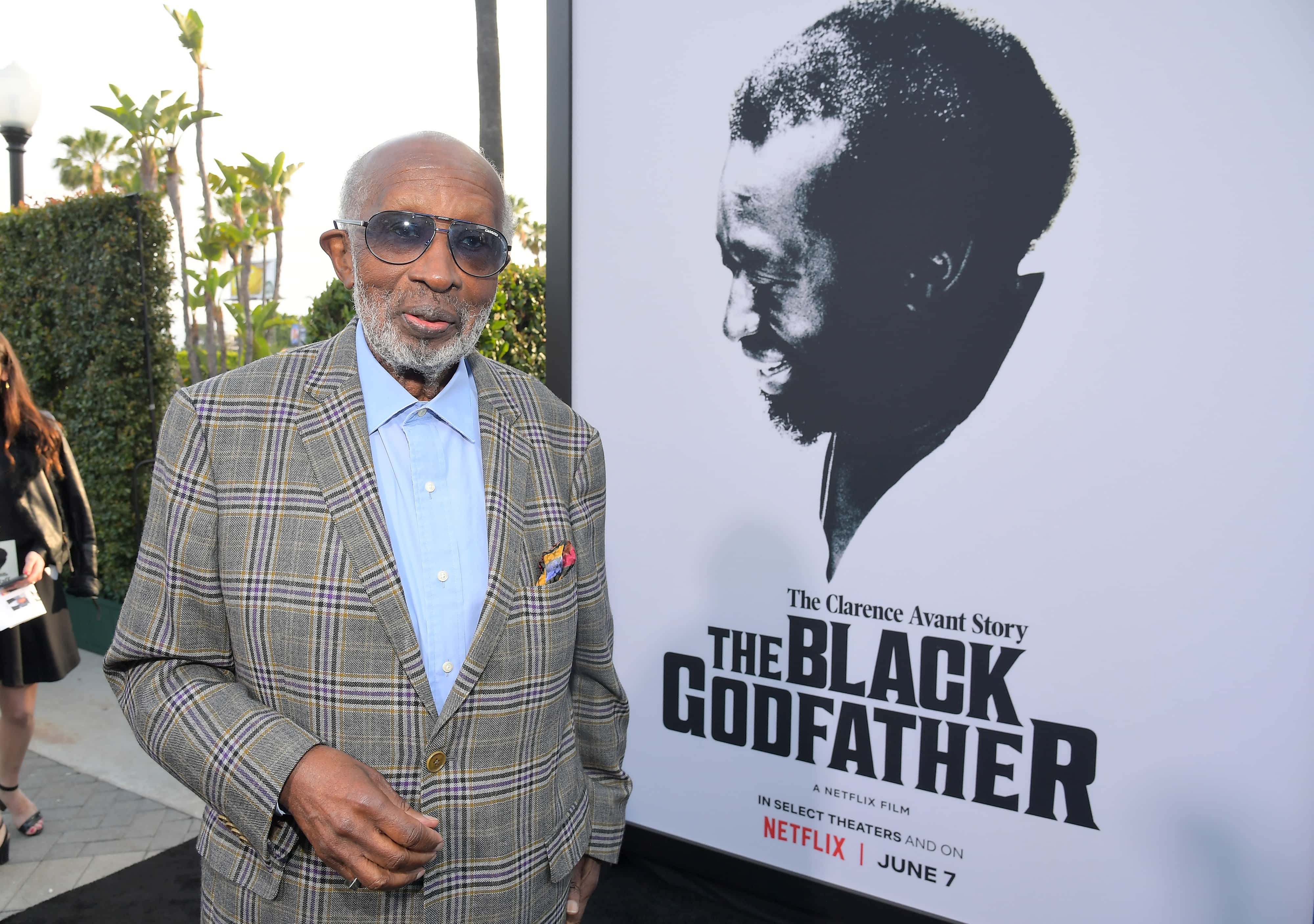 Clarence Avant attends Netflix world premiere of 