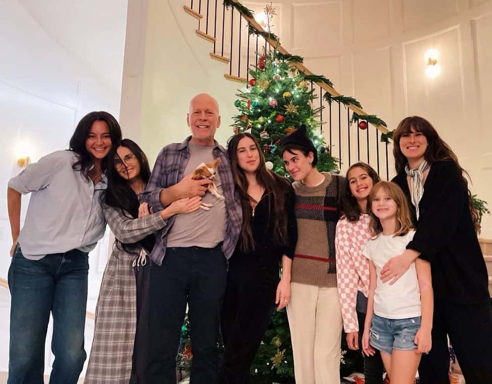 Bruce Willis’ wife Emma Heming Willis is reportedly ‘grateful’ to Demi Moore for her help with ailing actor (demimoore/Instagram)