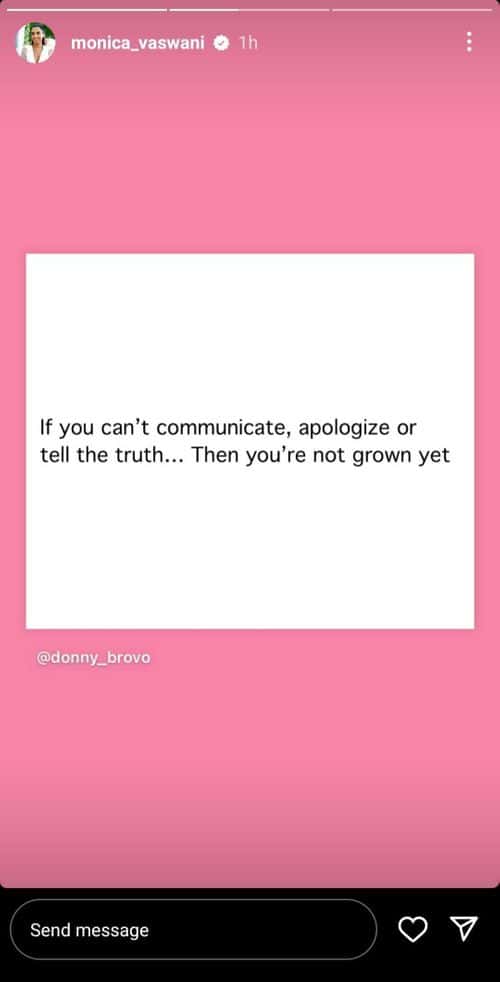 'Family Karma' Season 3' star Monica Vaswani slammed Rish Karam on social media (Insatgram/@monica_vaswani)