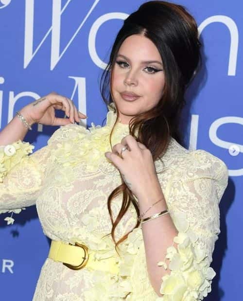 Lana Del Rey debuted a beautiful diamond sparkler when she attended the Billboard Women In Music Awards (Instagram/@_lustforlanadelrey)