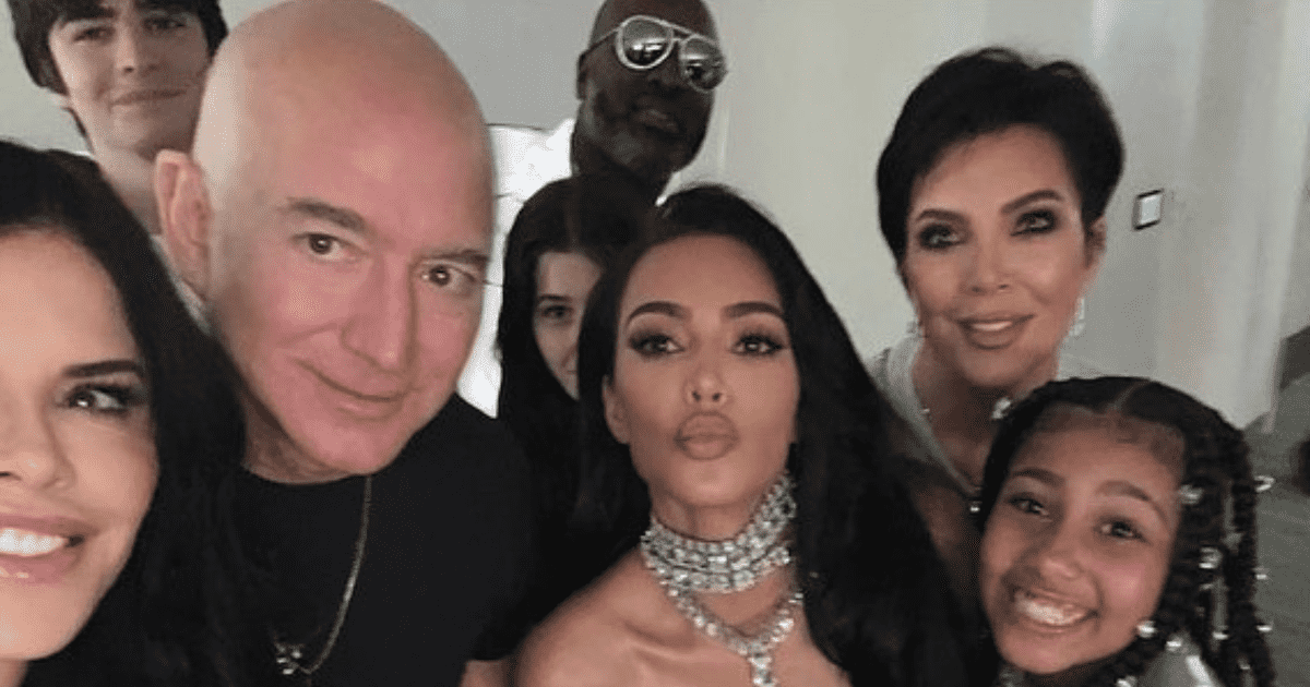 The Kardashian family joined Jeff Bezos and Lauren Sanchez as they partied the night away at Beyoncé's star-studded Los Angeles performance (Instagram/krisjenner)