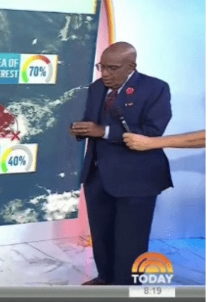 'Today' Al Roker had a techinical difficulty with his mic (NBC)