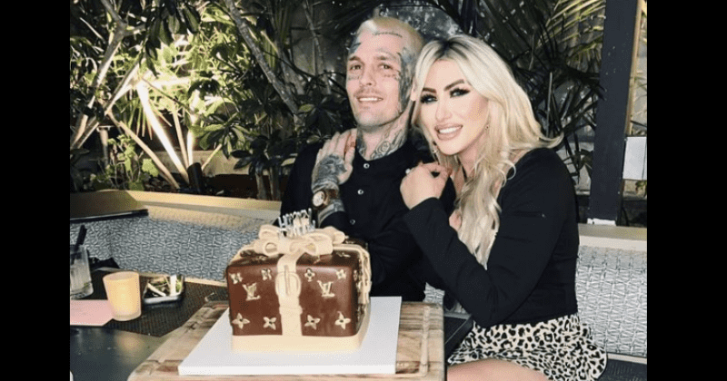 Melanie Martin and Aaron Carter had been in an on-off relationship (Instagram/ @aaroncarter)