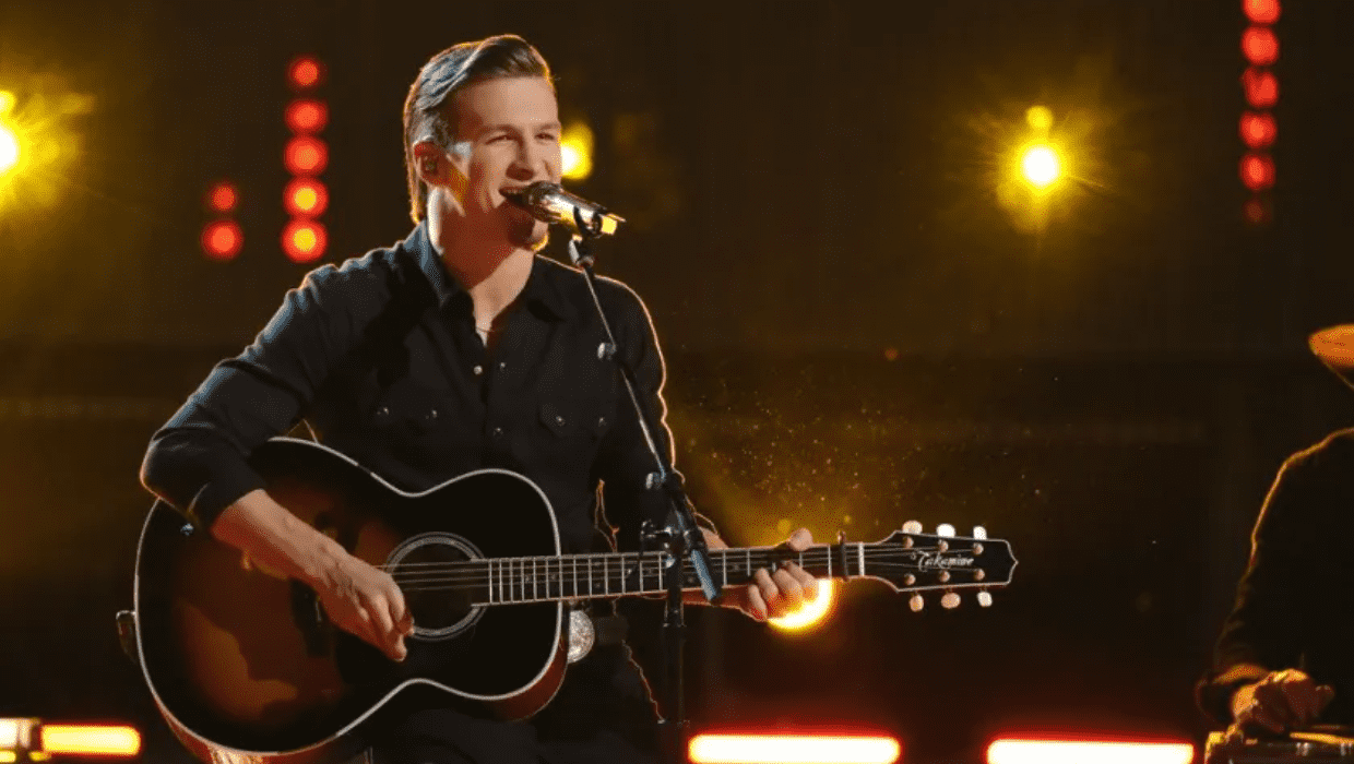 Bryce Leatherwood performs during the top 10 round of 'The Voice' 2022 (NBC)