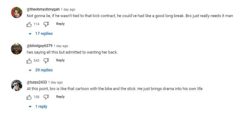 Comments on xQc (@xQc clips/YouTube)