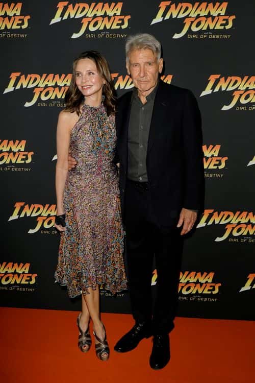 Calista Flockhart and Harrison Ford attend 