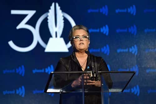 Rosie O'Donnell speaks onstage during the 30th Annual GLAAD Media Awards New York at New York Hilton Midtown on May 04, 2019 in New York City.