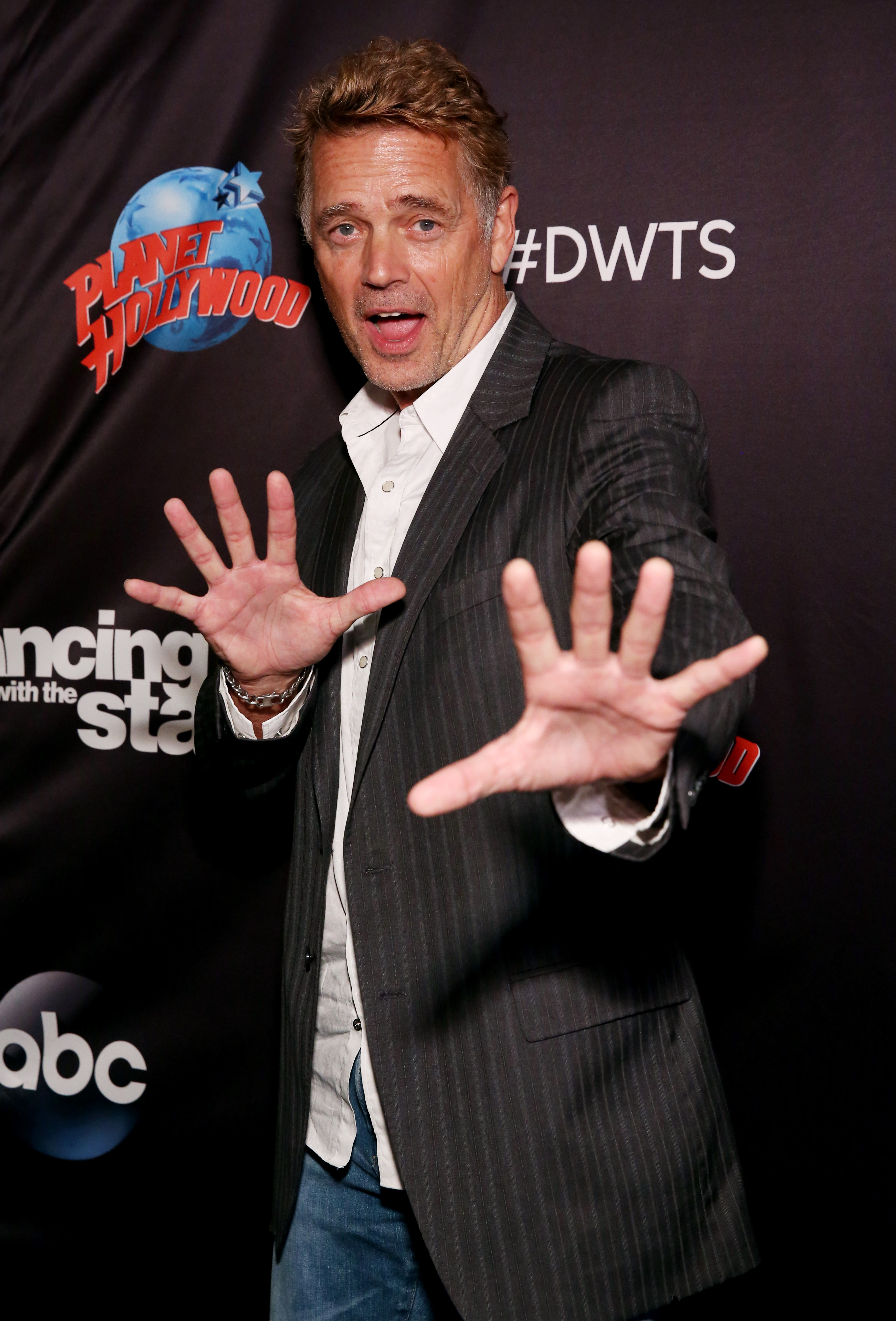 John Schneider attends Dancing With The Stars Season 27 Cast Reveal Red Carpet At Planet Hollywood Times Square at Planet Hollywood Times Square on September 12, 2018 in New York City.