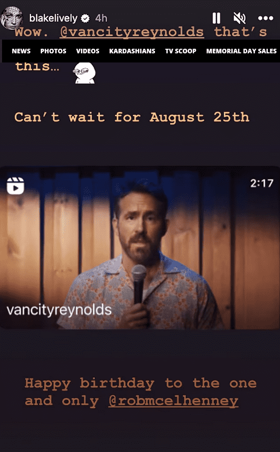 (@blakelively/Instagram)