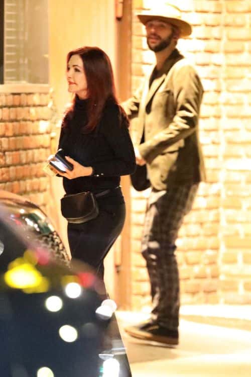 Priscilla and her son Navarone. (Photo: Backgrid)