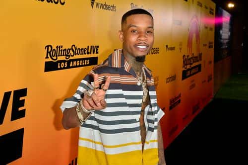 Tory Lanez attends Rolling Stone Live Big Game Experience at Academy LA on February 13, 2022 in Los Angeles, California.