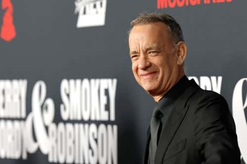 (FOR EDITORIAL USE ONLY) Tom Hanks attends MusiCares Persons of the Year Honoring Berry Gordy and Smokey Robinson at Los Angeles Convention Center on February 03, 2023 in Los Angeles, California.
