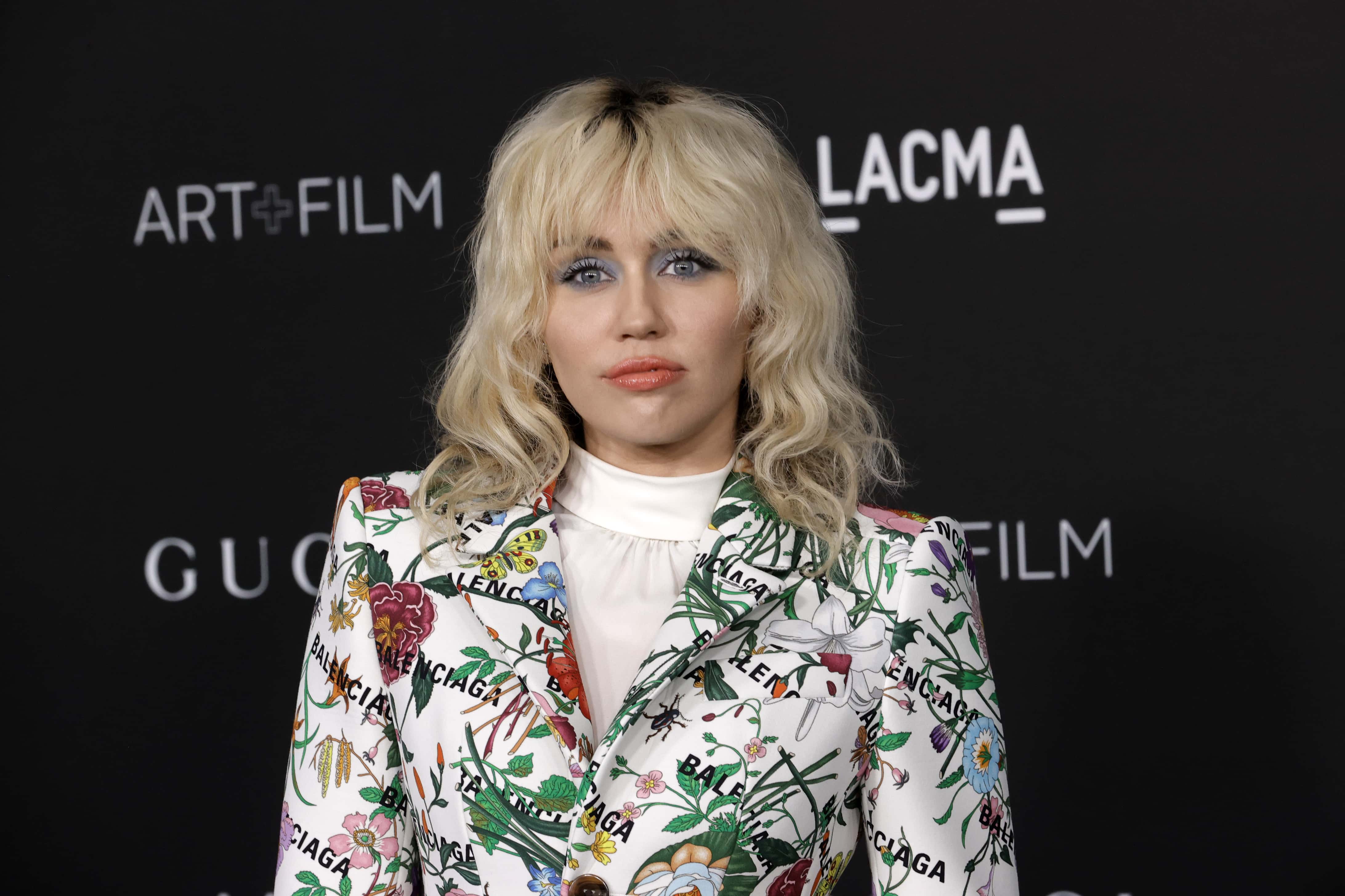 Miley Cyrus attends 2021 LACMA's Art+Film 10th Annual Gala at Los Angeles County Museum of Art on November 06, 2021 in Los Angeles, California.