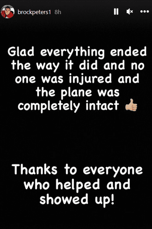 (@brockpeters1/Instagram)