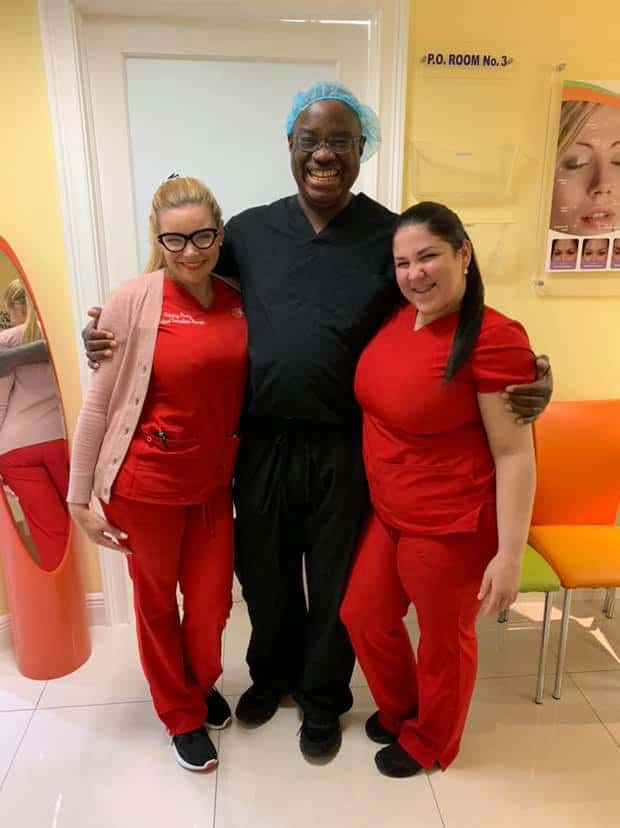 Sampson is only a designated physician at the Seduction Cosmetic Centre and not allowed to do surgery ( Seduction Cosmetic Centre /Facebook)