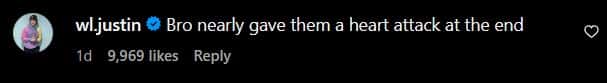 A user wrote MrBeast nearly gave a heart attack to his friends at the end (mrbeast/Instagram)