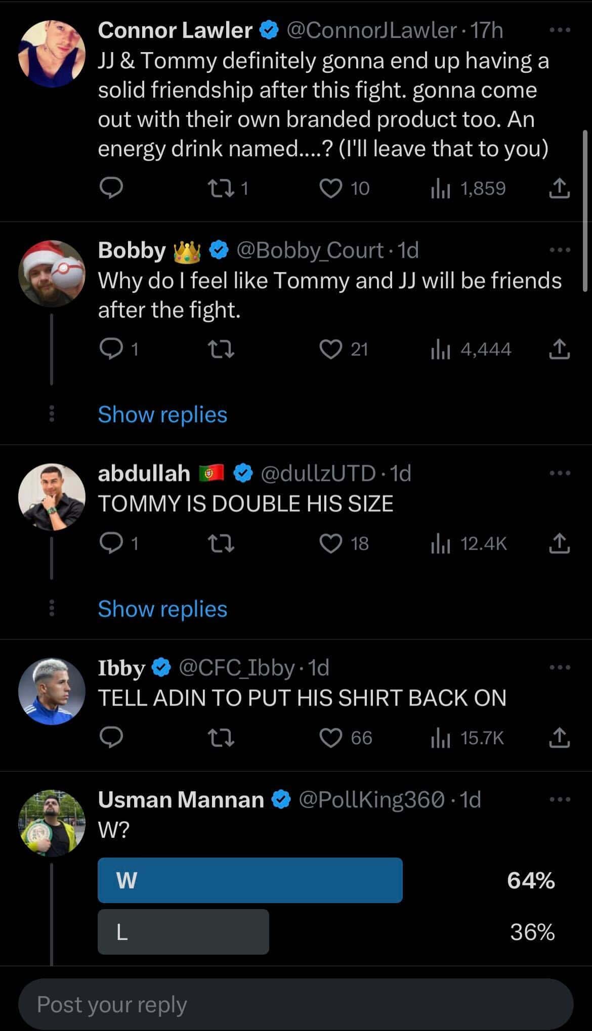 A screenshot of the comments on the video (@ksinews_/X)