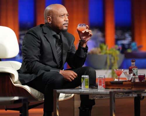 Daymond John trying Ghia on 'Shark Tank' (ABC)