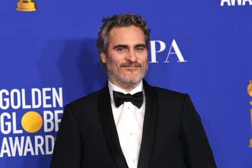 Joaquin Phoenix , winner of Best Performance by an Actor in a Motion Picture - Drama  for