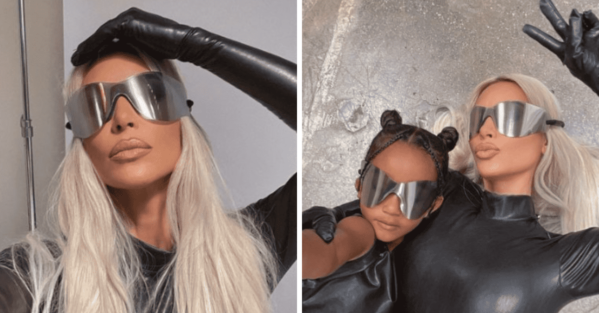 Kim supporting Yeezy Fashion owned by Kanye ( @Kim Kardashian/Instagram)