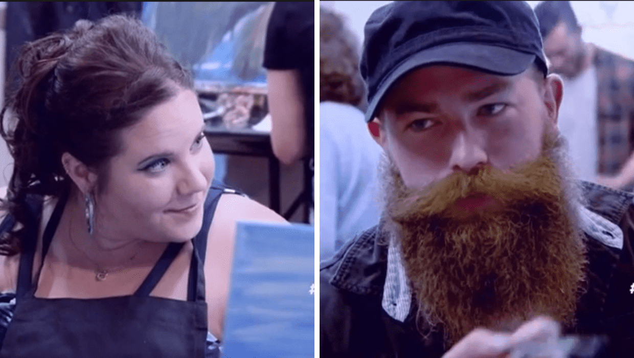 Whitney Thore and Lennie Alehat in a flashback scene in 'My Big Fat Fabulous Life' Season 10 (TLC)