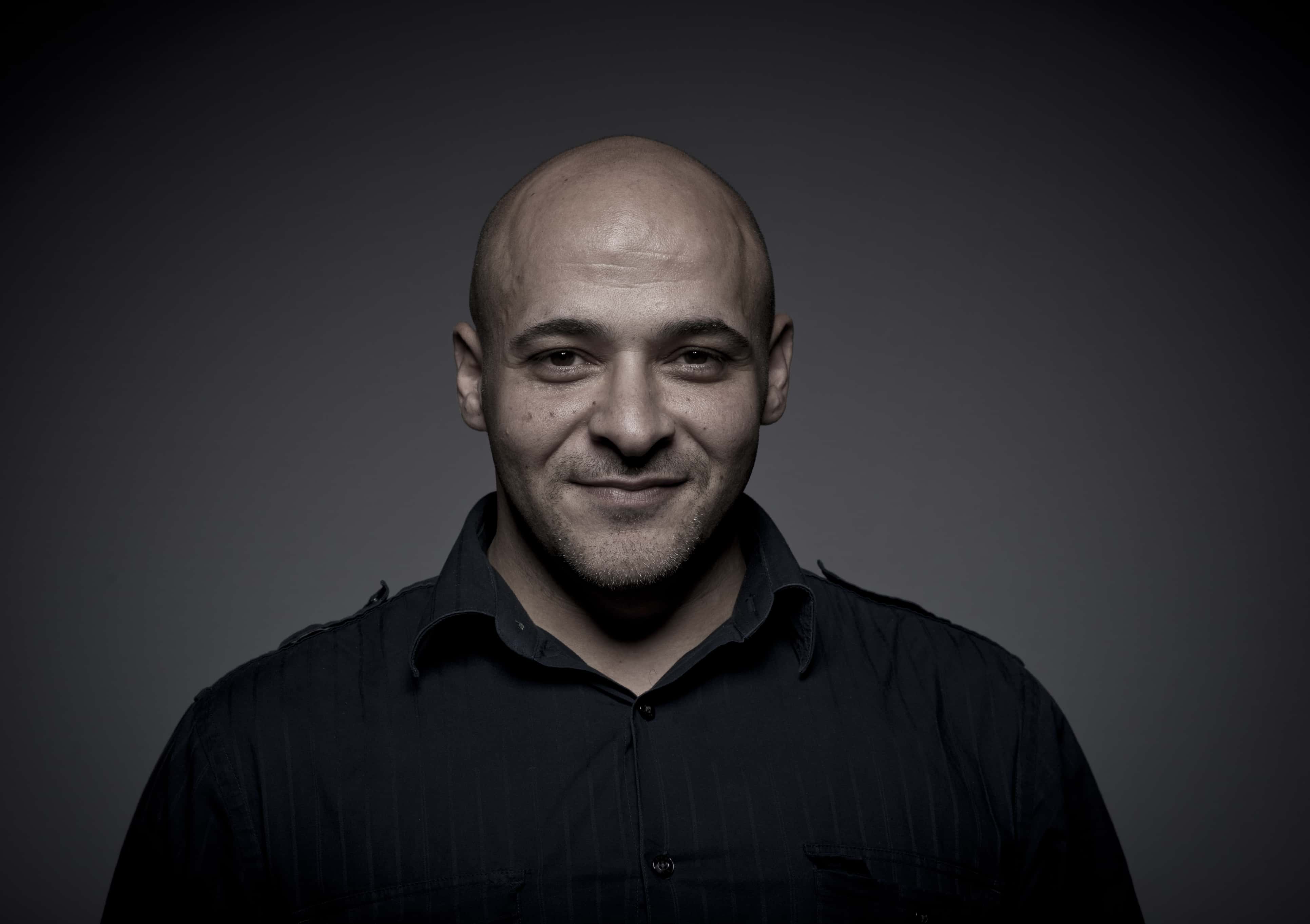 (EDITORS NOTE: This image has been desaturated)    Actor Mike Batayeh during a portrait session on day five of the 9th Annual Dubai International Film Festival held at the Madinat Jumeriah Complex on December 13, 2012 in Dubai, United Arab Emirates.