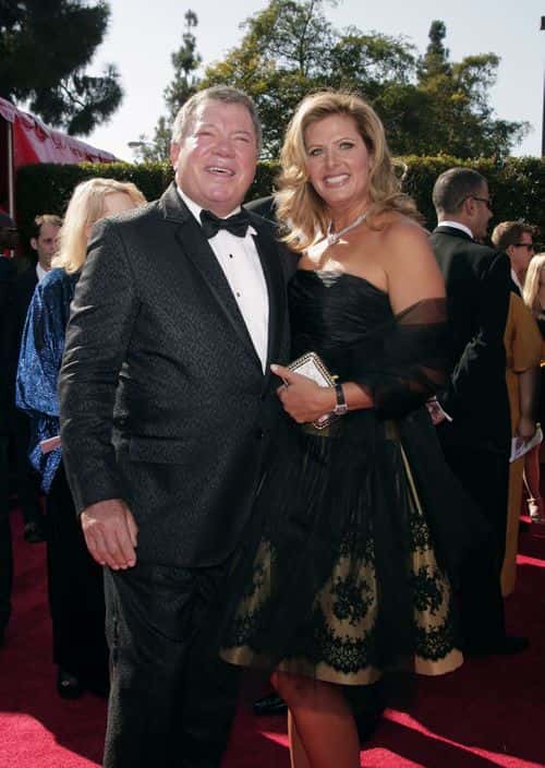 Actor William Shatner and wife Elizabeth Shatner arrive at the 59th Annual Primetime Emmy Awards at the Shrine Auditorium on September 16, 2007 in Los Angeles, California.